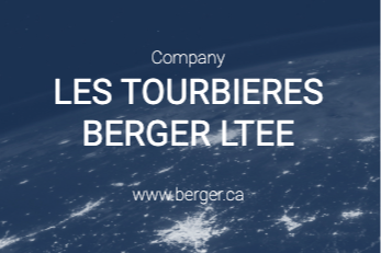 LES TOURBIERES BERGER LTEE