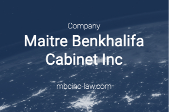 Maitre Benkhalifa Cabinet Inc